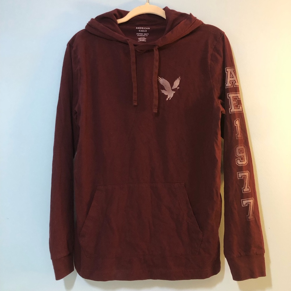 Hooded AE Long Sleeve Tee
